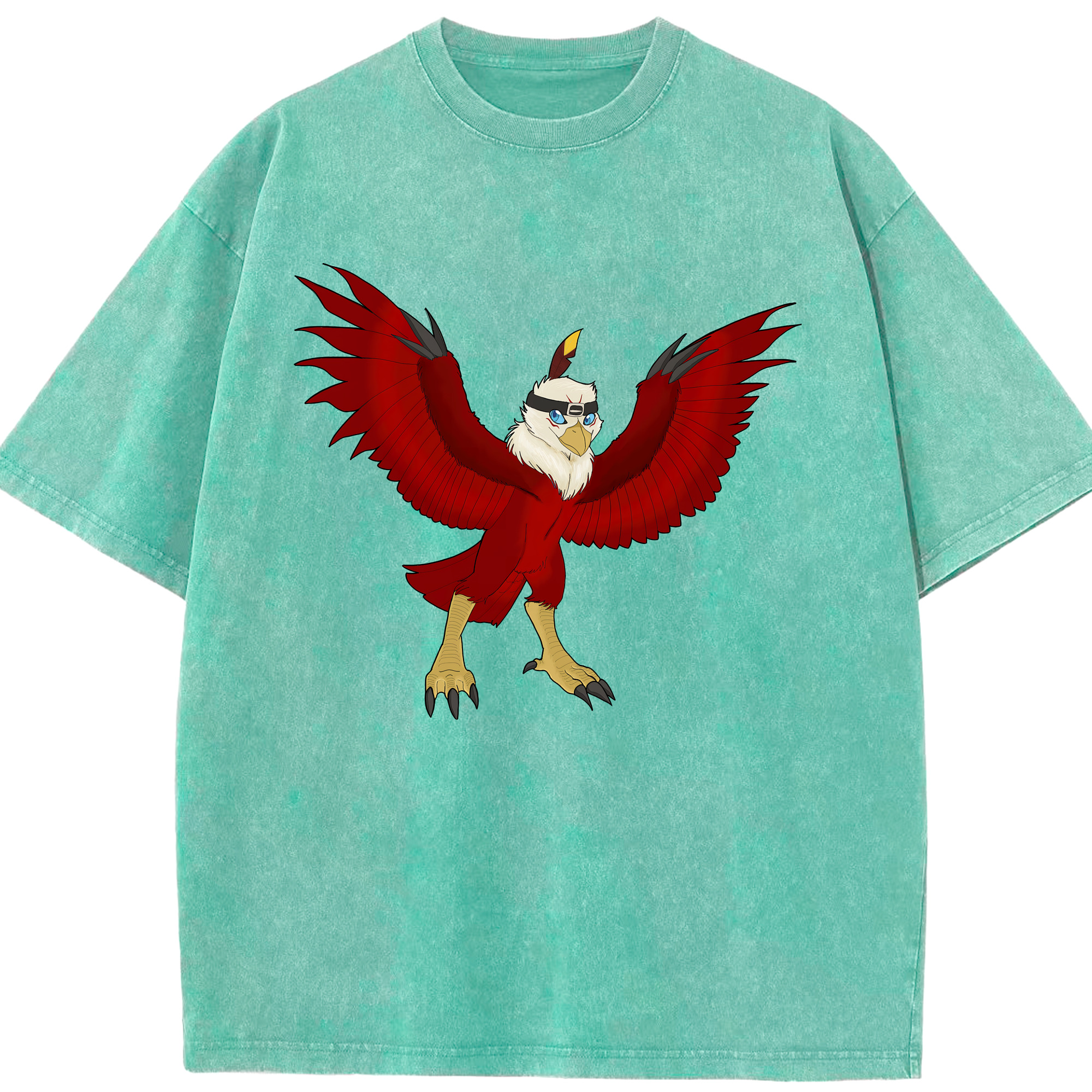 （画像用） Digimon デジタルモンスター/デジモン 綿100% ヴィンテージ風 半袖Tシャツ（フロントプリント）